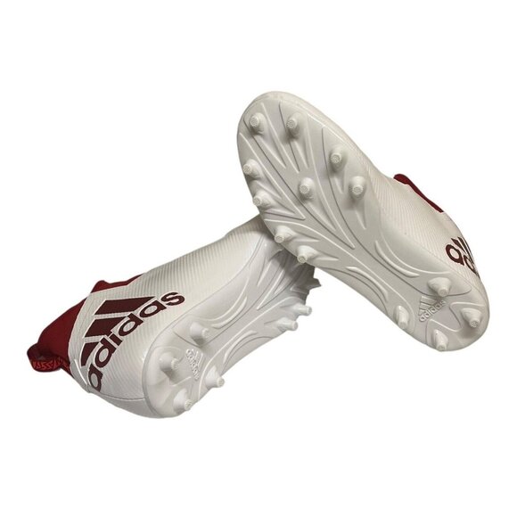 adidas SM Nasty Fly Red/White Lineman Football Cleats Men's Size 14 HP8816 - Picture 8 of 9